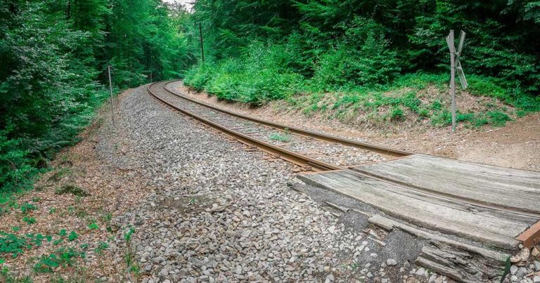 Spiegelau / Bahnstrecke im bayerischen Wald