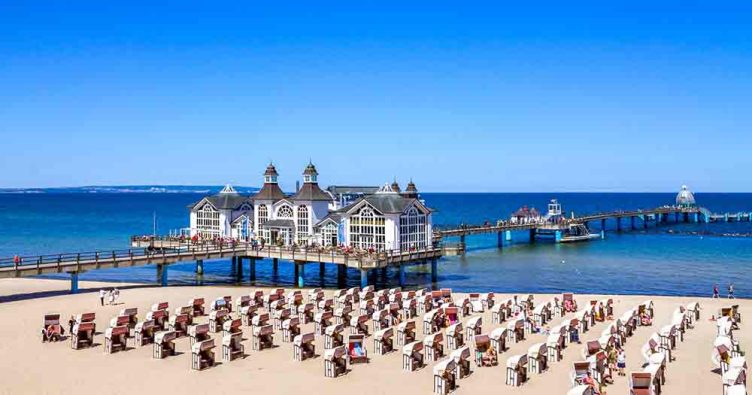 Ostsee - Seebrücke auf Rügen bei Reise und Urlaubsziele
