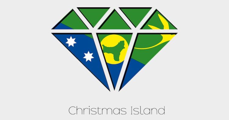 Die Weihnachtsinsel - rote Krabbe Nahaufnahme bei Reise und Urlaubsziele
