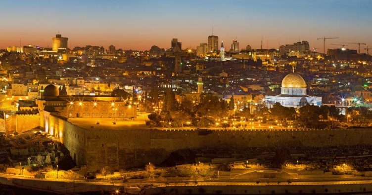 Jerusalem - Blick auf die Altstadt bei Reise und Urlaubsziele