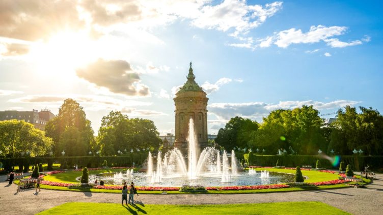 Mannheim - Wasserturm in Mannheim bei Reise und Urlaubsziele